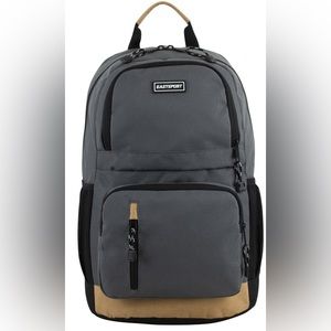 Charcoal Eastsport Unisex Core Scholastic 19" Laptop Backpack